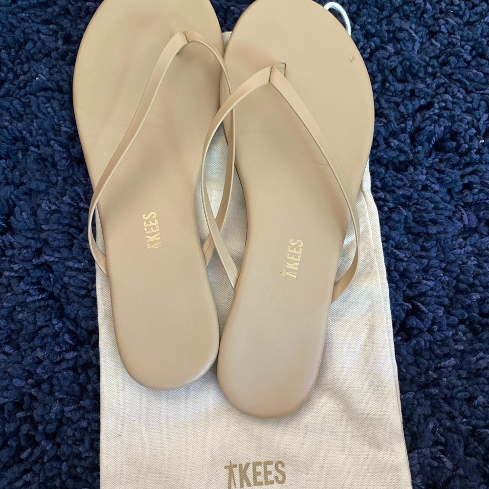 Tkees leather flip flops